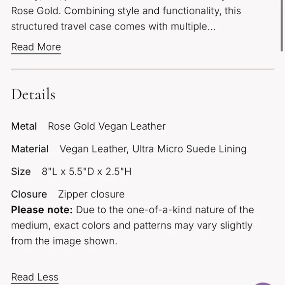 Kendra Scott Rose Gold Jewelry Box - Picture 4 of 5